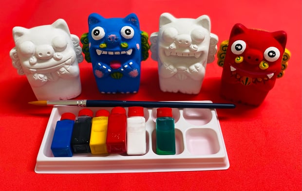 Fukuoka Okinawan Shisa Amulet Painting Workshop