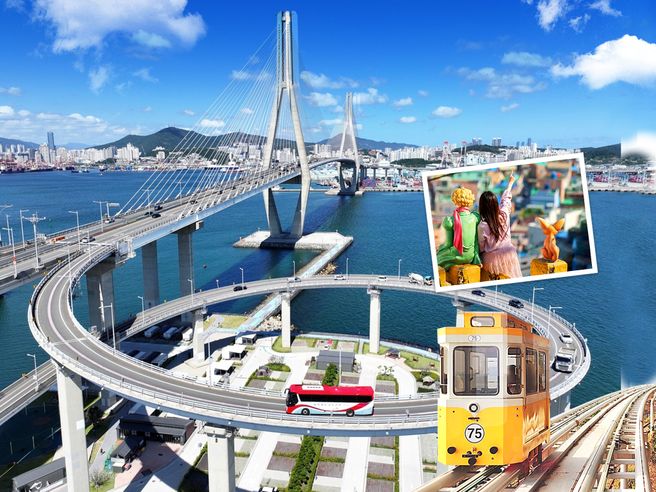 Busan Songdo & Gamcheon Culture Village·Jagalchi Market & Haedong Yonggungsa·Blueline Park Day Tour