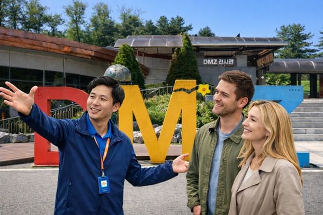 From Seoul: Private DMZ 3rd Tunnel & Gamaksan Suspension Bridge Tour with Hotel Pickup