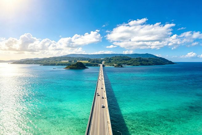 From Naha/Chatan: Cape Manzamo & Kouri Island and Churaumi Aquarium Day Tour - Lunch Included