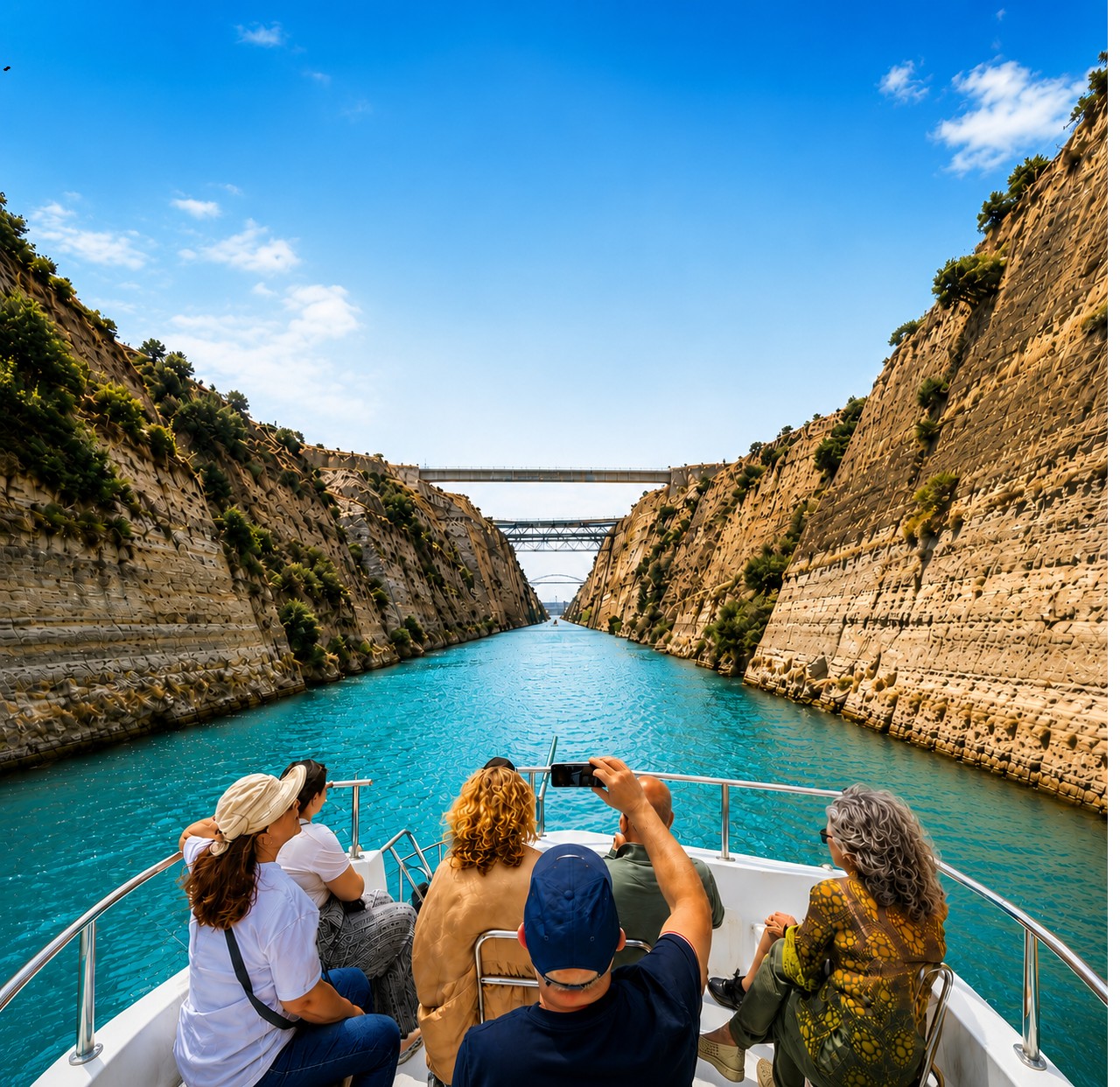 Corinth Canal St. Andreas Glass-Bottom Boat Cruise