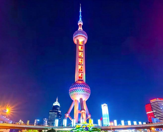 Shanghai Oriental Pearl Tower Revolving Restaurant Buffet & Observation Deck Fast Track Ticket