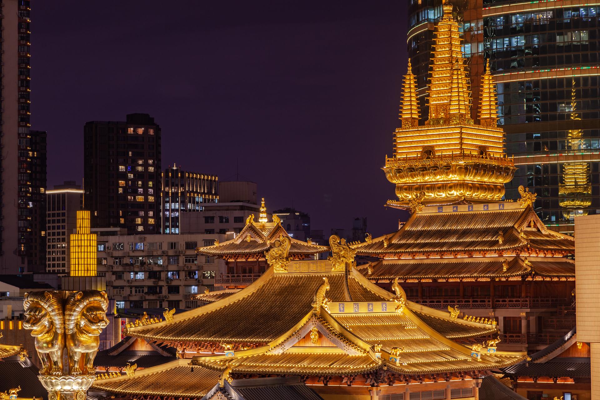 Shanghai Jing'an Temple & Jade Buddha Entry Ticket