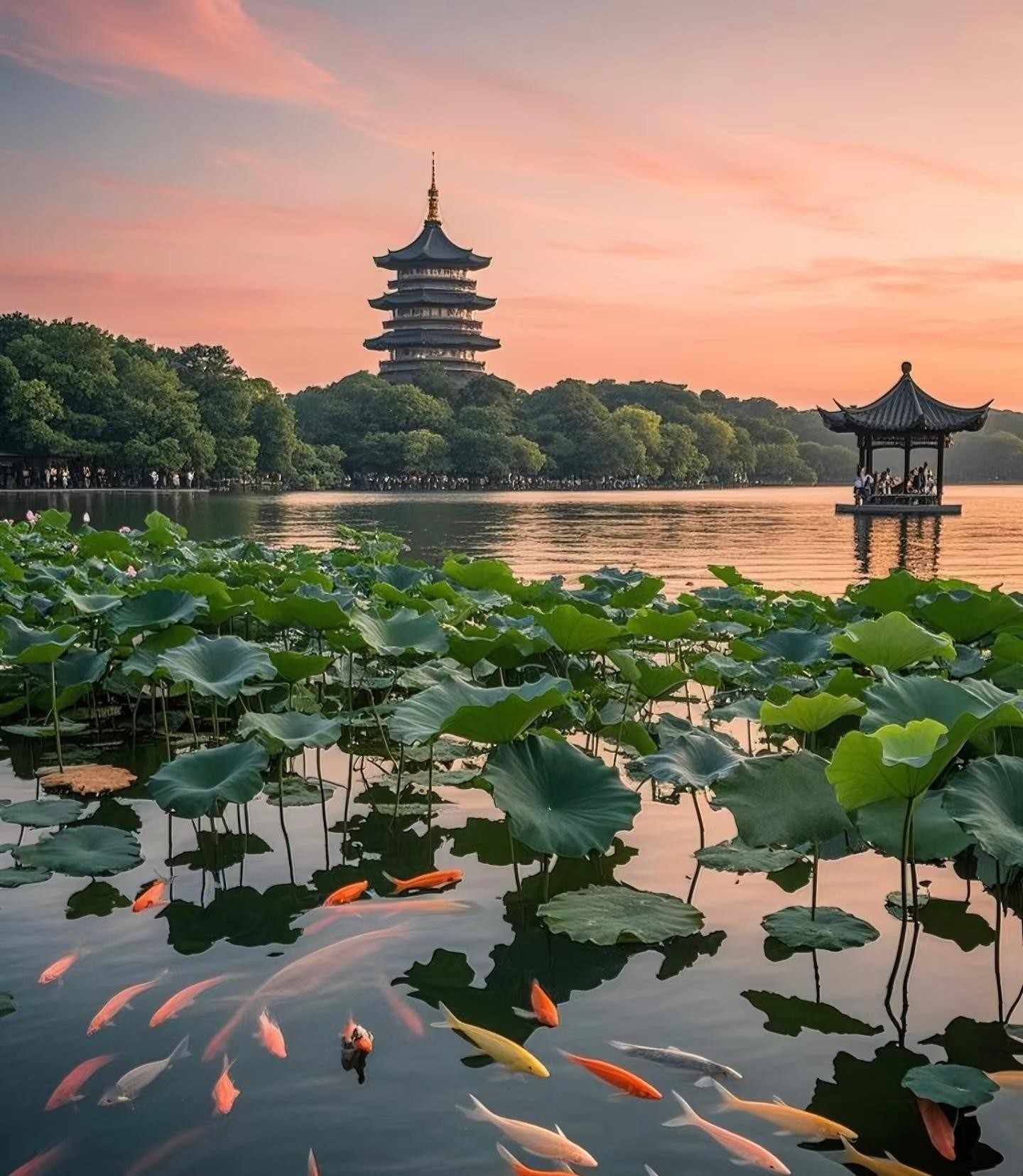 From Shanghai: Hangzhou West Lake & Lingyin Temple & Longjing Village Private Day Tour