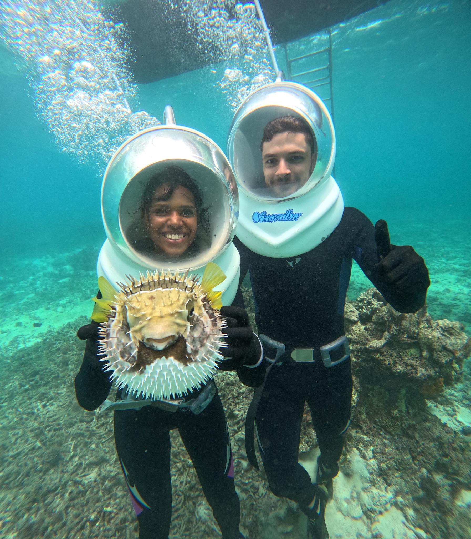 Ishigaki Sea Walker Underwater Walking Experience