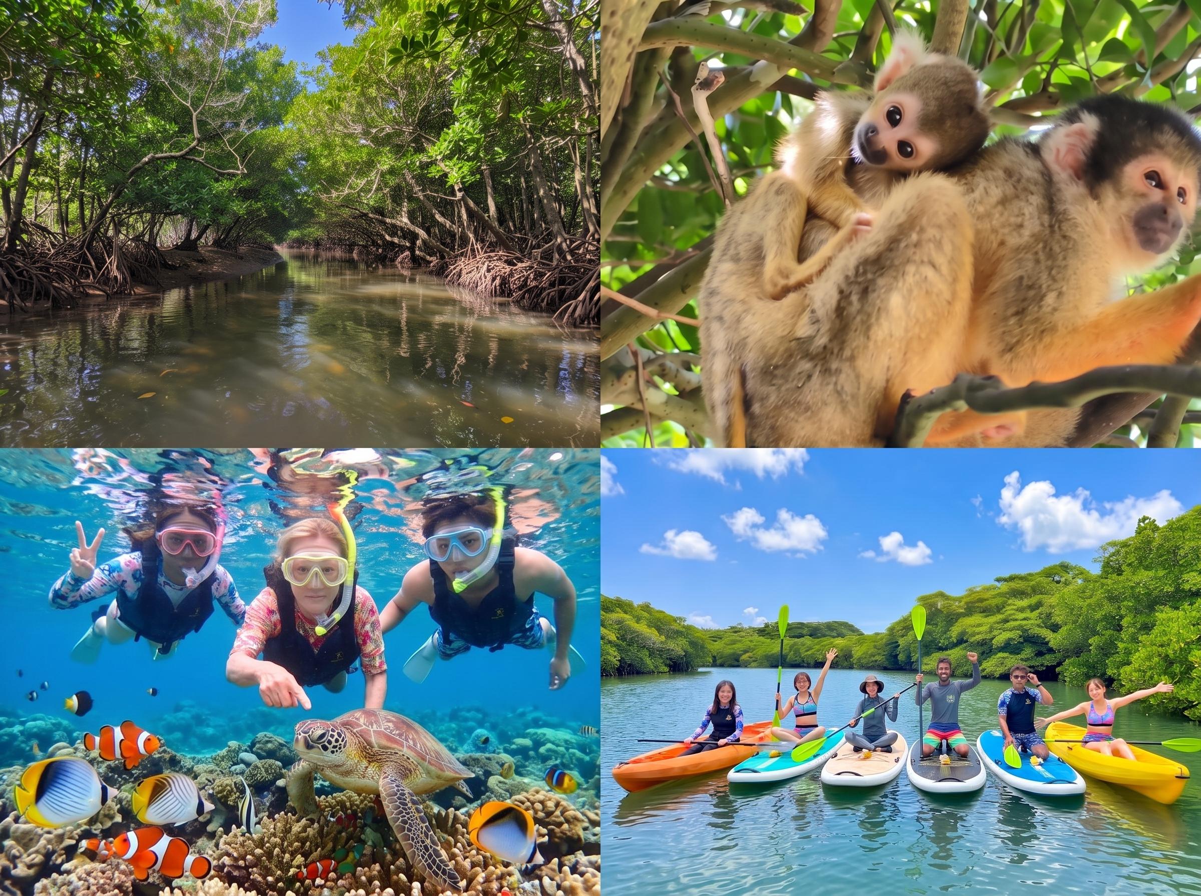 Ishigaki Island Blue Cave Snorkeling & Mangrove SUP and Kayak Full-Day Tour - Hotel Pickup