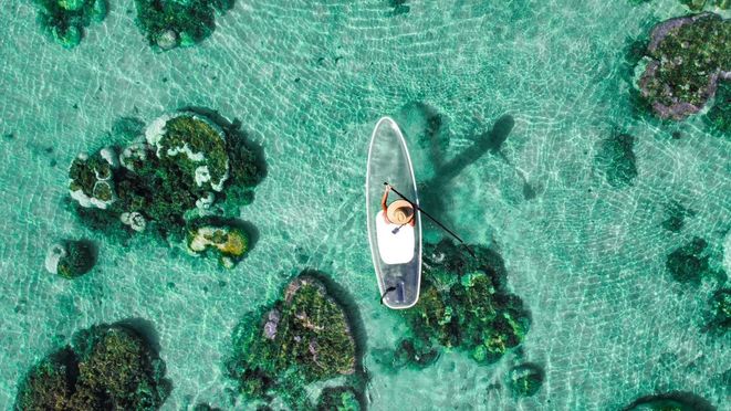 Miyakojima Private Clear SUP Tour - Drone Photos Included