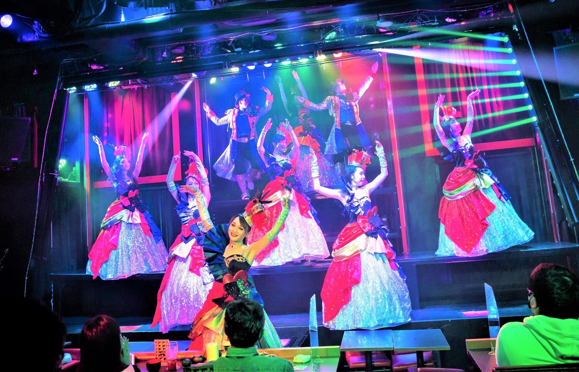Tokyo Ginza Konparu Cabaret Show & Unlimited Drinks Ticket