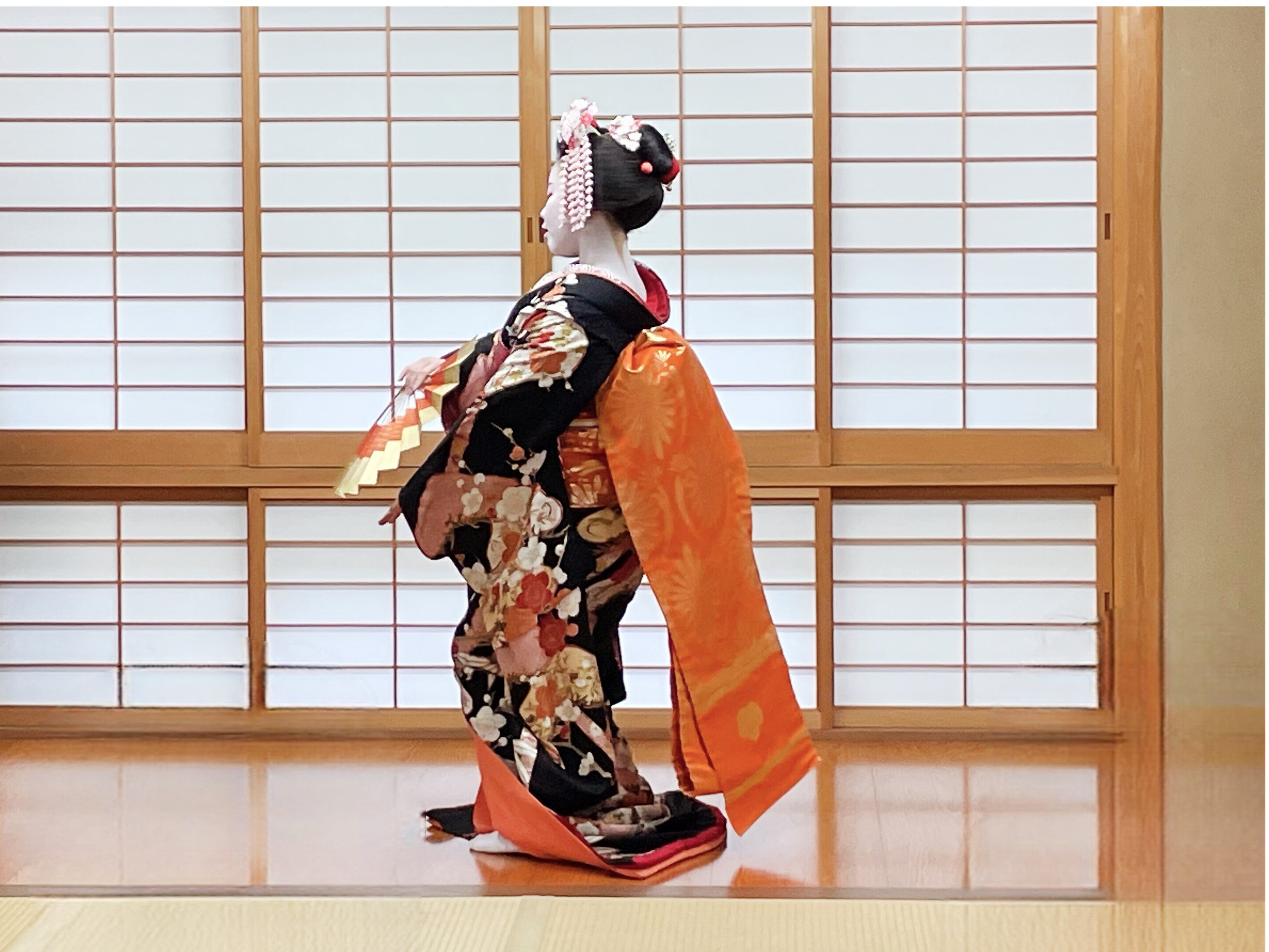京都 祇園 お茶屋で舞妓さんの舞鑑賞＆ウォーキングツアー