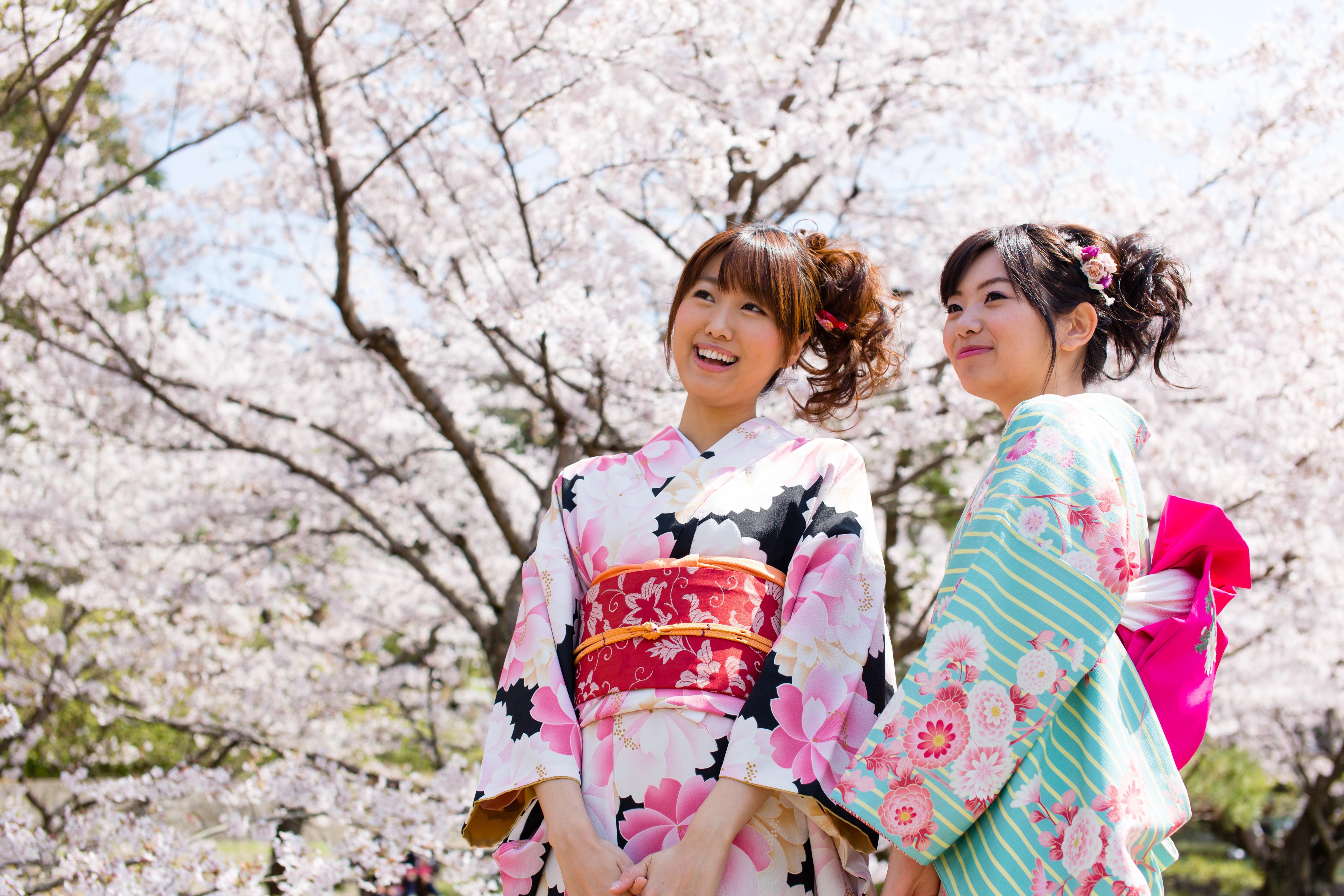 Kyoto Gion Momoka Kimono Rental - Hair Styling Included