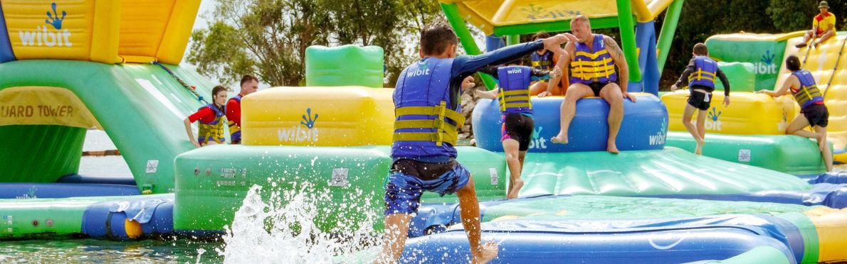 Singapore Sentosa HydroDash Floating Obstacle Course 1-Hour Admission