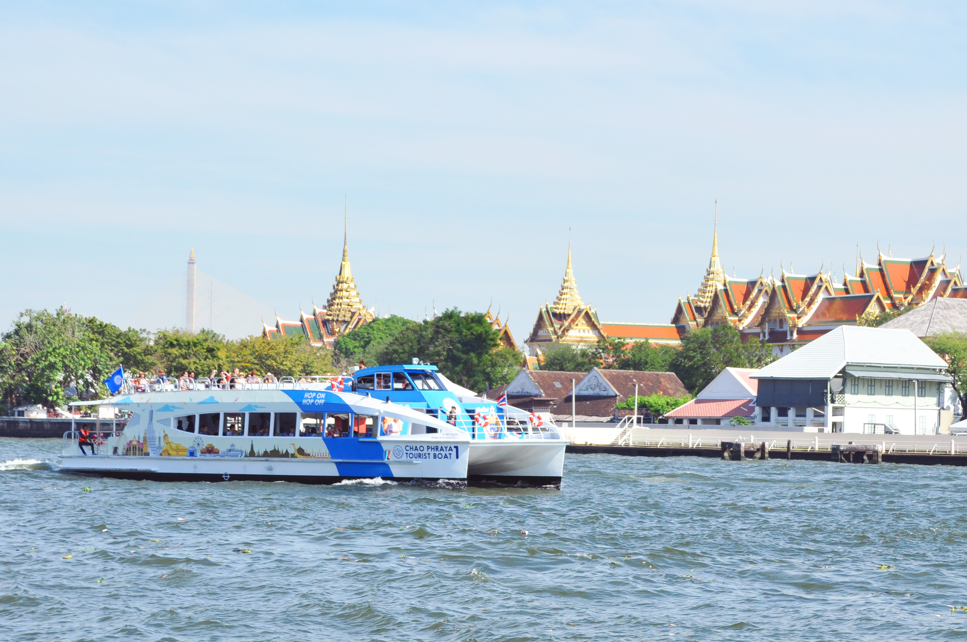 Bangkok Chao Phraya Tourist Boat Hop-On Hop-Off 1-Day Pass