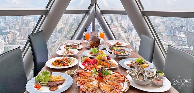 バンコク バイヨークスカイホテル 朝食・ランチ・ディナー ビュッフェ