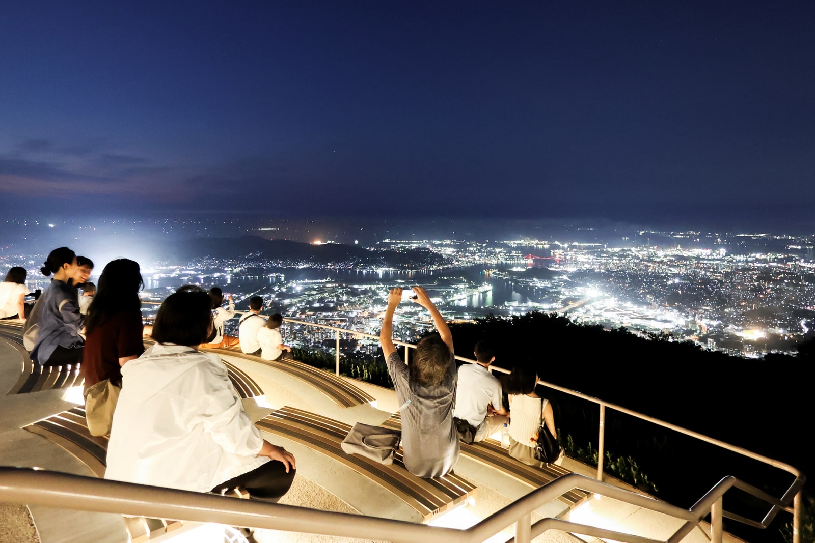 北九州夜景＆寿司作りプライベートタクシーツアー