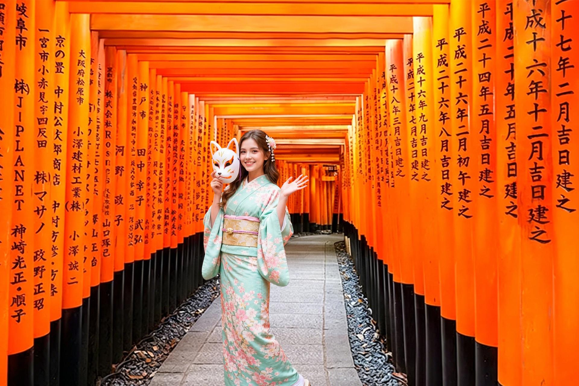 From Osaka/Kyoto: Nara Park, Arashiyama Bamboo Forest & Fushimi Inari Day Tour