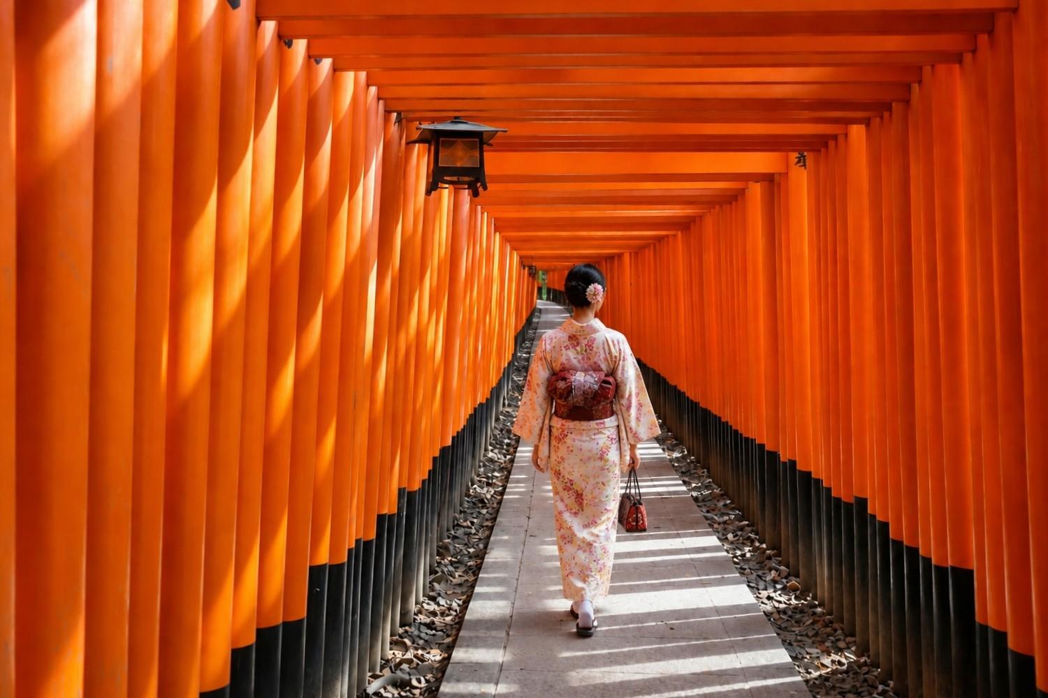 From Osaka/Kyoto: Fushimi Inari & Kiyomizu-dera & Arashiyama Day Tour