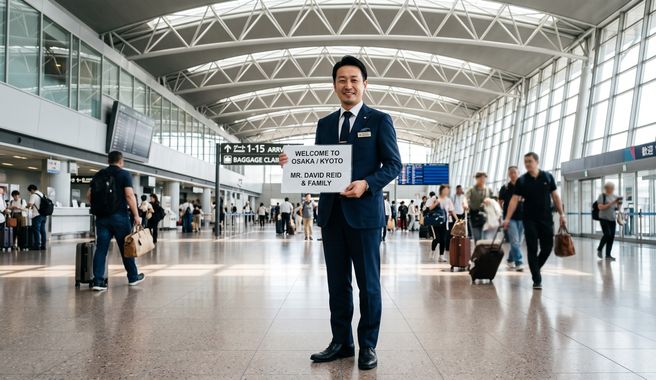 간사이 공항 ↔ 오사카/교토 호텔 프라이빗 차량 이동 - 최대 14인승