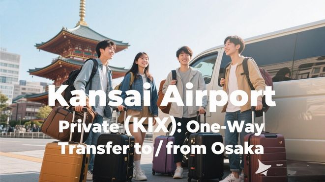 Kansai Airport ↔ Central Osaka Hotel Private One-Way Transfer - 24-Hour Service