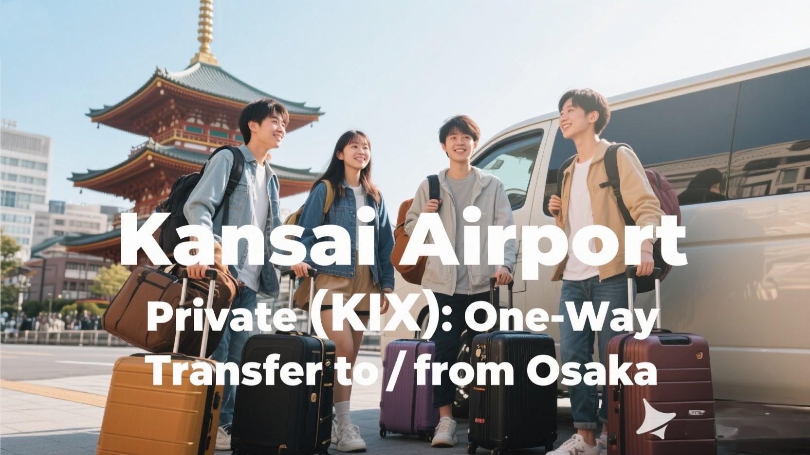 Kansai Airport ↔ Central Osaka Hotel Private One-Way Transfer - 24-Hour Service