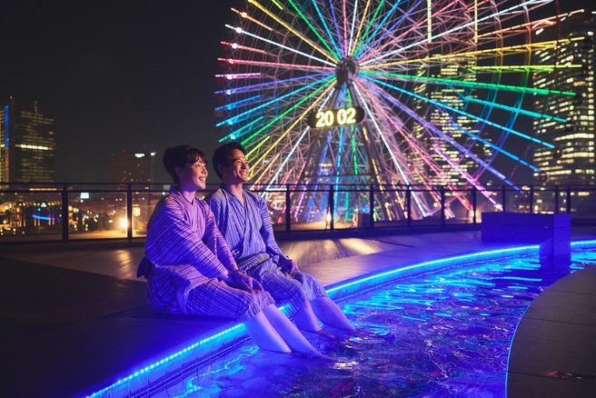 Yokohama Minatomirai Manyo Club Onsen Admission Ticket with Yukata Rental