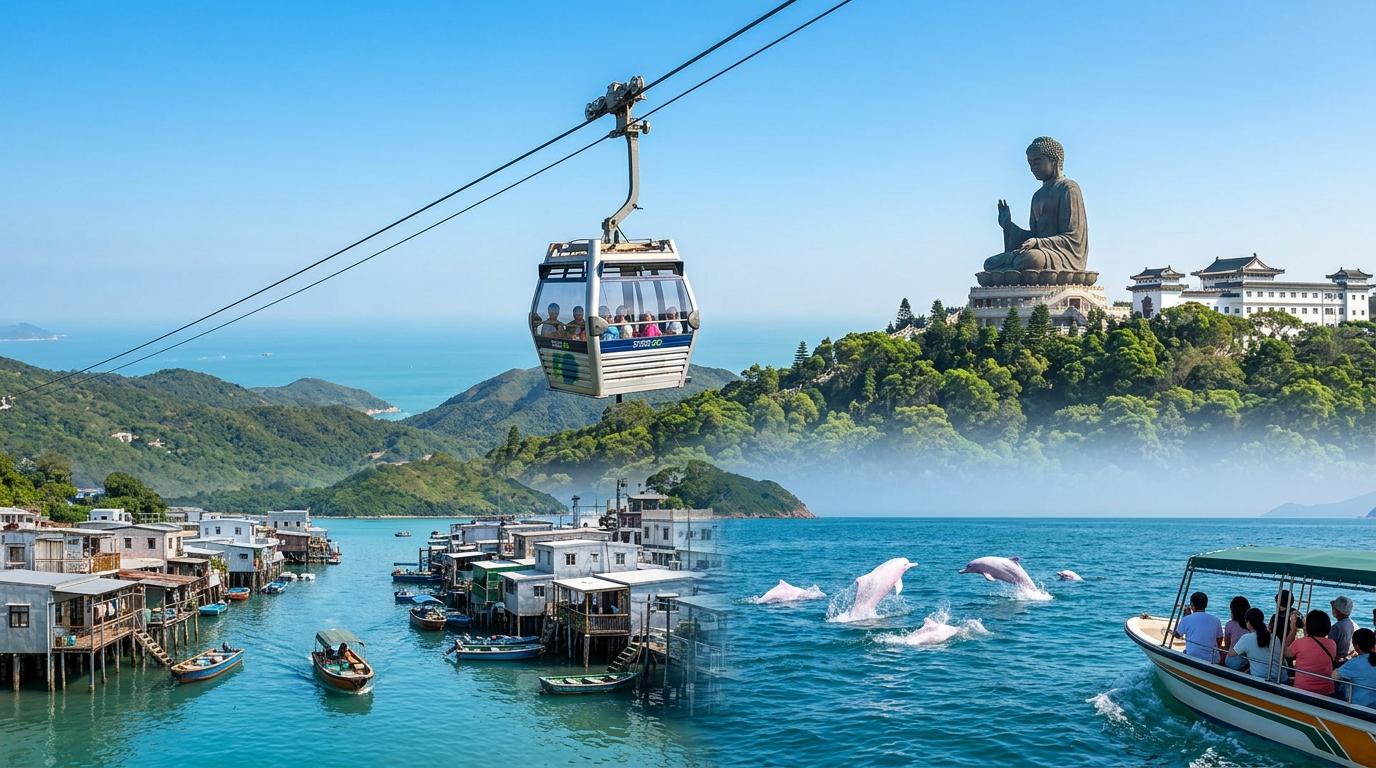 Hong Kong Lantau Island Tour: Ngong Ping 360 Priority Boarding, Big Buddha & Tai O