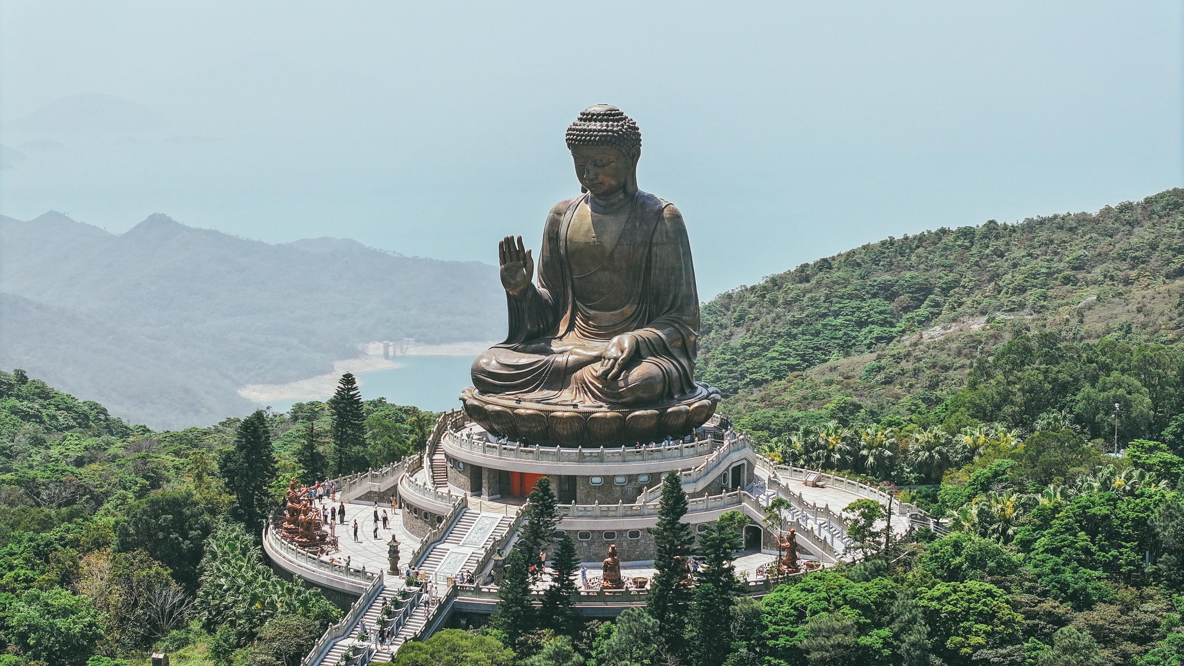 Hong Kong Lantau Island Big Buddha, Po Lin Monastery & Tai O Tour by Dedicated Coach
