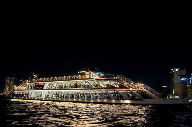 Cairo Royal Topaz Nile Dinner Cruise with Tanoura & Belly Dance Show