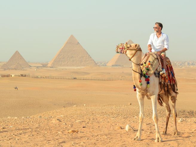 Cairo Giza Pyramids & Great Sphinx Camel Ride Tour - Breakfast Included