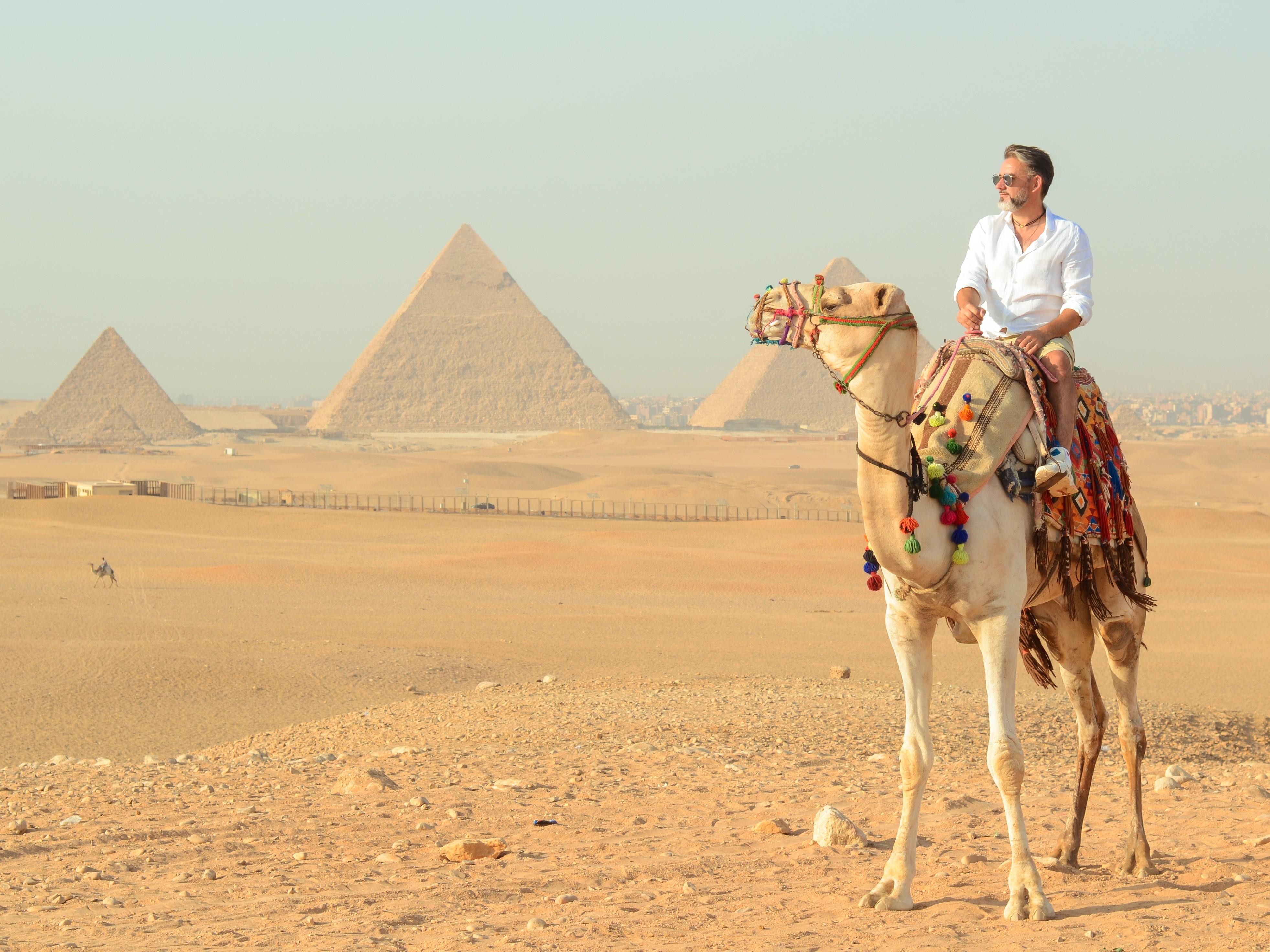 Cairo Giza Pyramids & Great Sphinx Camel Ride Tour - Breakfast Included