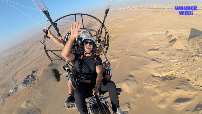 Cairo Tandem Paratrike Flight over the Giza Pyramids