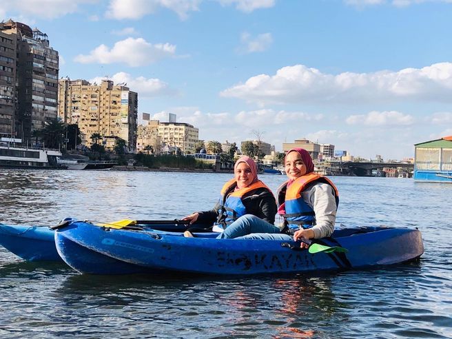 Cairo Zamalek Nile River Kayak Tour