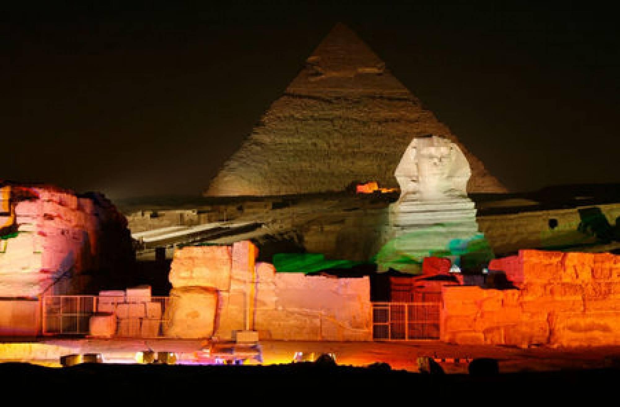 Cairo Giza Pyramids Sound and Light Show Private Tour