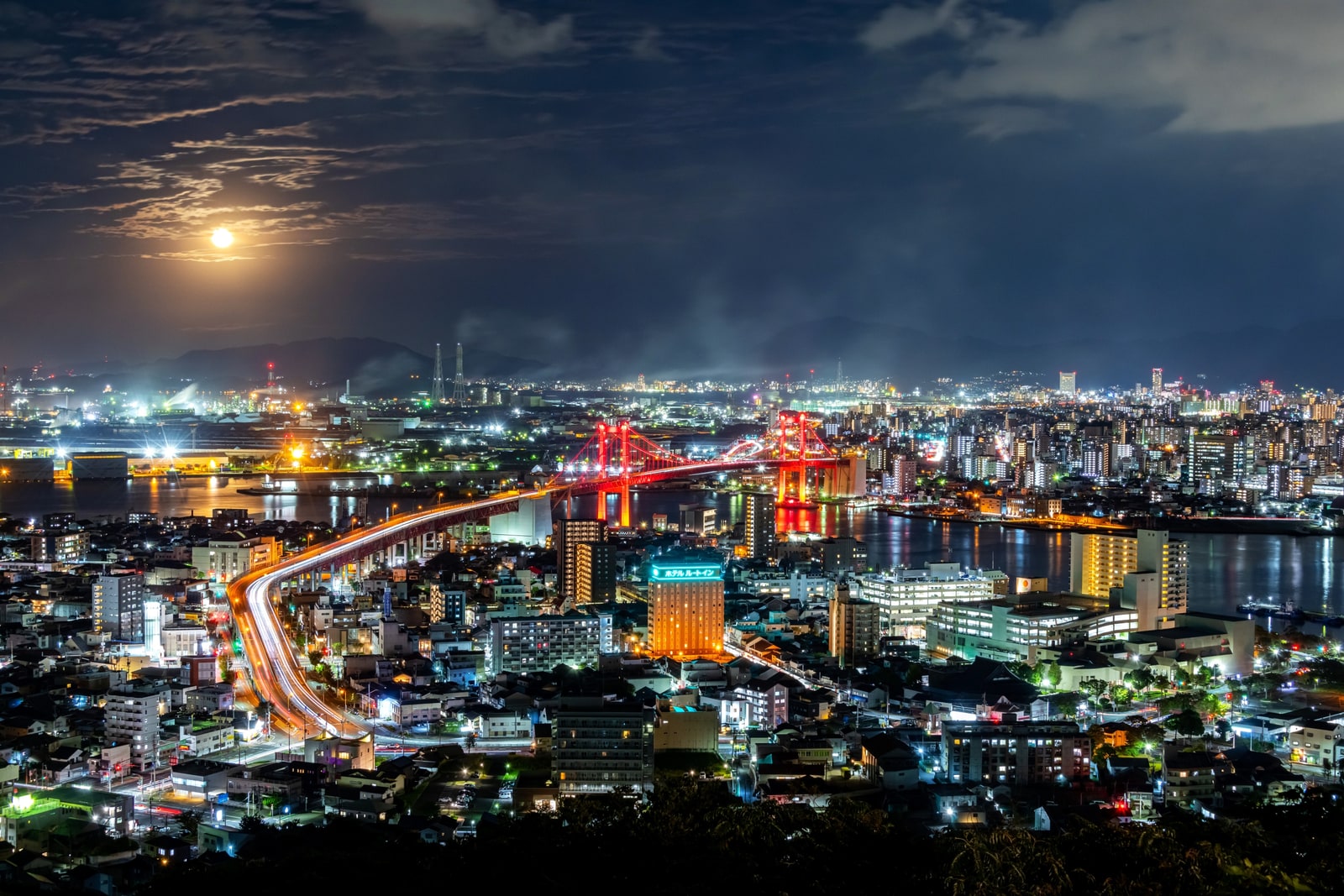 Kitakyushu Night View & Sushi Making Private Taxi Tour