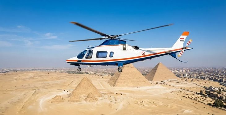 Cairo: Helicopter Flight over the Giza Pyramids & Grand Egyptian Museum