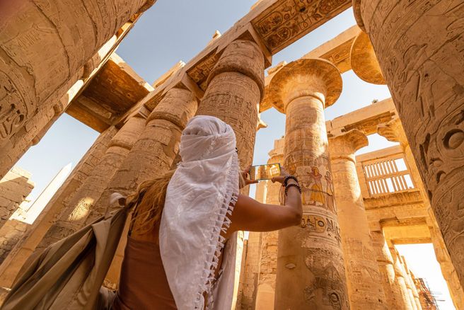 Luxor Karnak Temple QR Code Entry Ticket