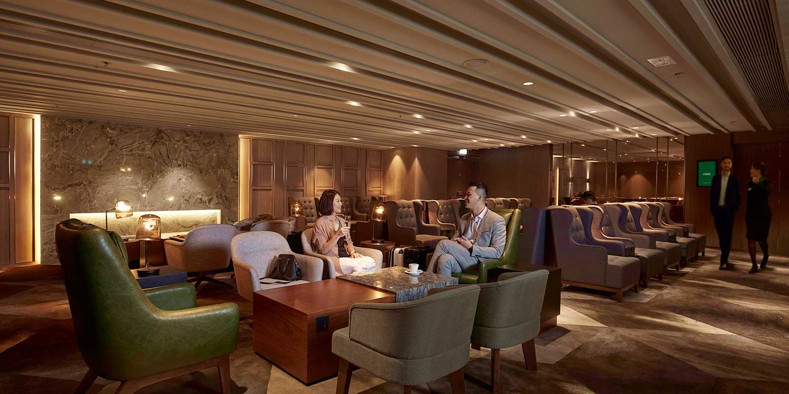 Hong Kong International Airport Terminal 1 International Departures Plaza Premium First & Lounge Pass