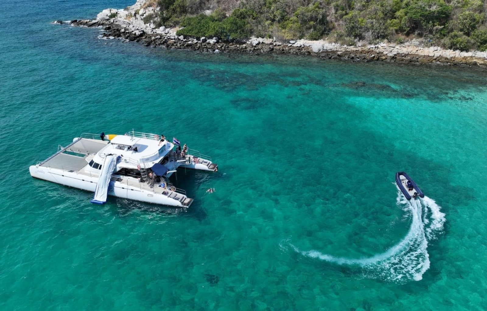 Pattaya 3-Island Hopping Day Tour by Catamaran - Buffet Lunch & Hotel Pickup