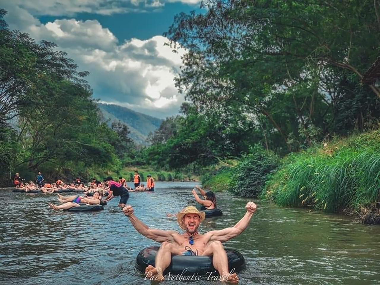 Pai River Tipsy Tubing - 3 Riverside Bars & DJ Party