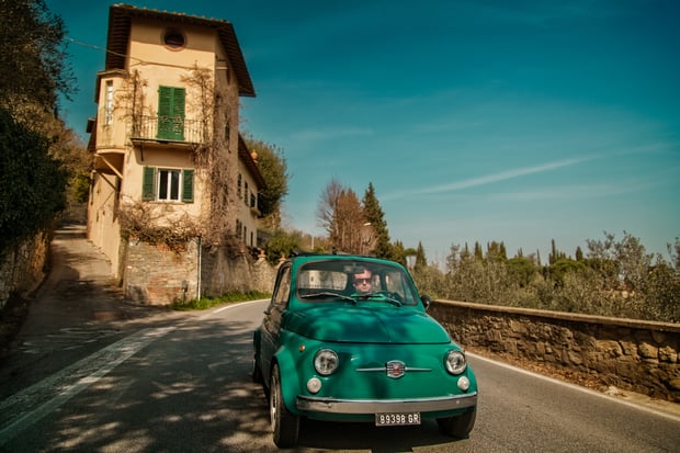 From Florence: Self-Drive Vintage Fiat 500 Tuscany Winery Tour - Wine & Olive Oil Tasting with Light Lunch (Scandicci Start)
