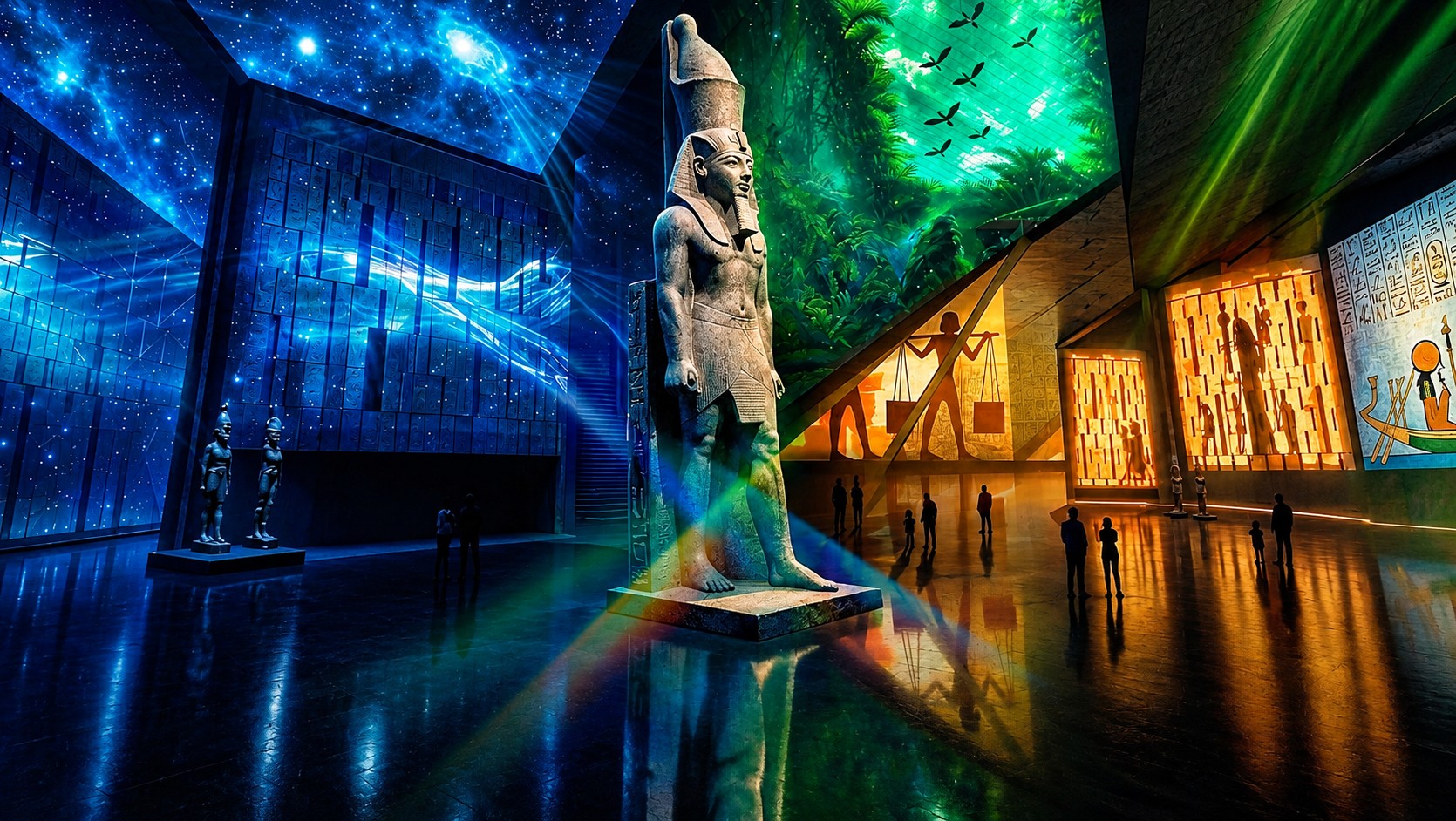 Cairo Grand Egyptian Museum Eternal Sun Night Light Show Tour - Hotel Pickup Included