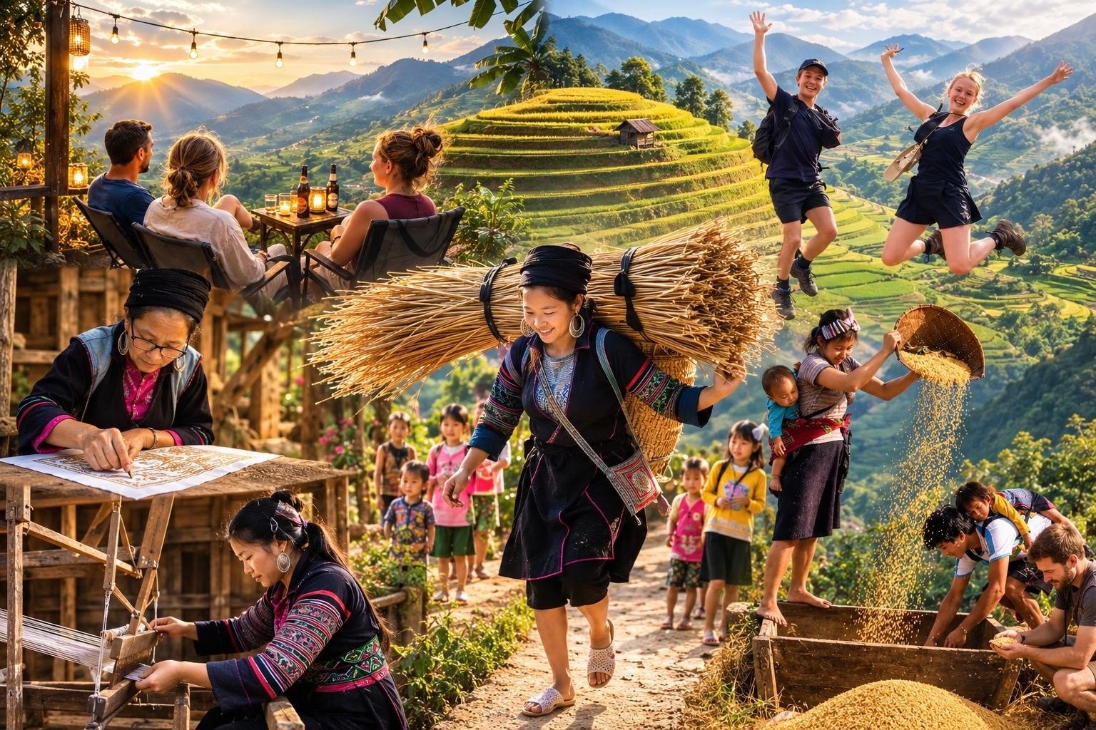Sapa Lao Chai & Ban Pho Village 2-Day Trek - Hmong Homestay & Cooking Class