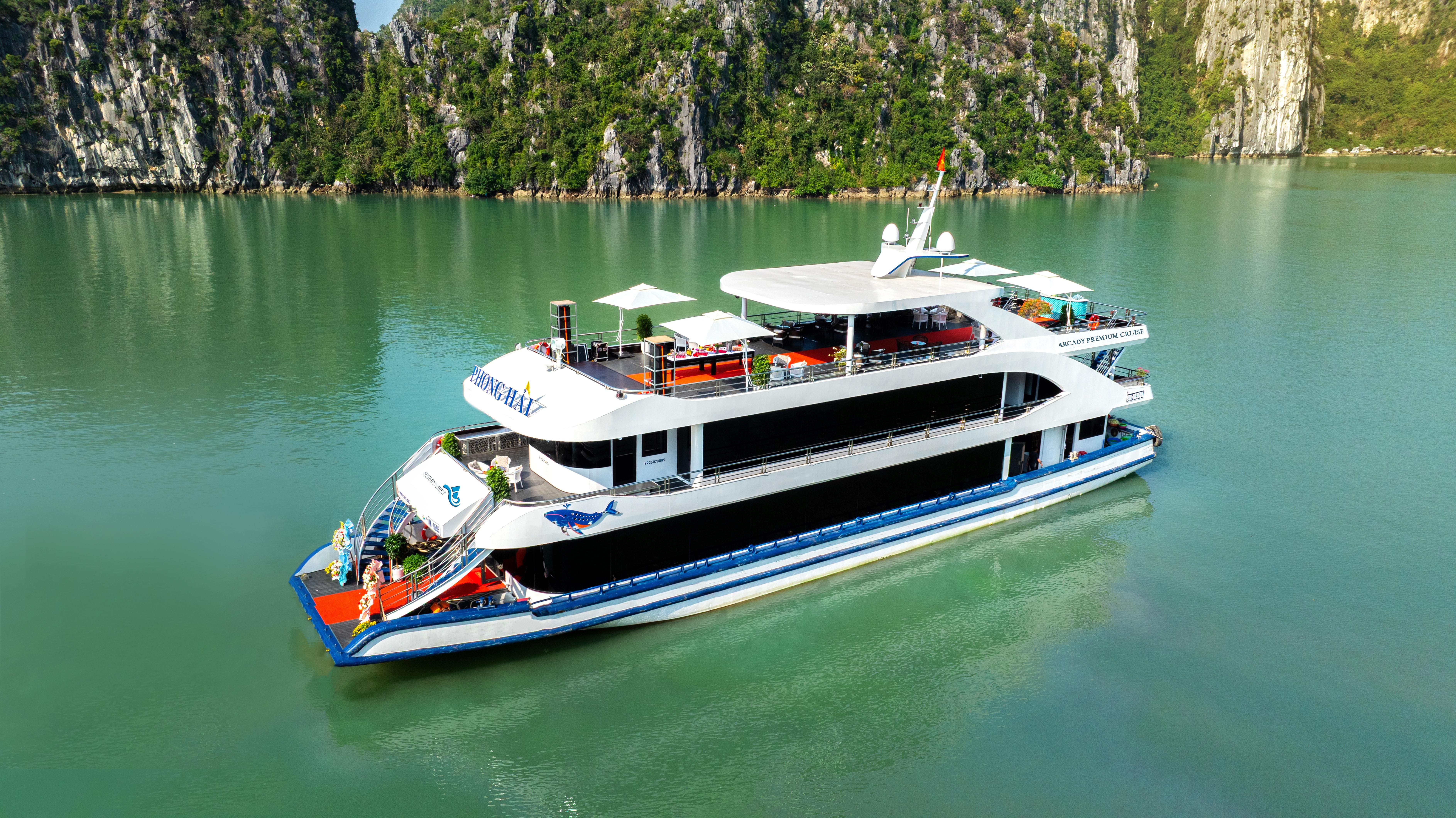 From Hanoi/Ha Long: Ha Long Bay 5-Star Day Cruise - Buffet Lunch & Jacuzzi