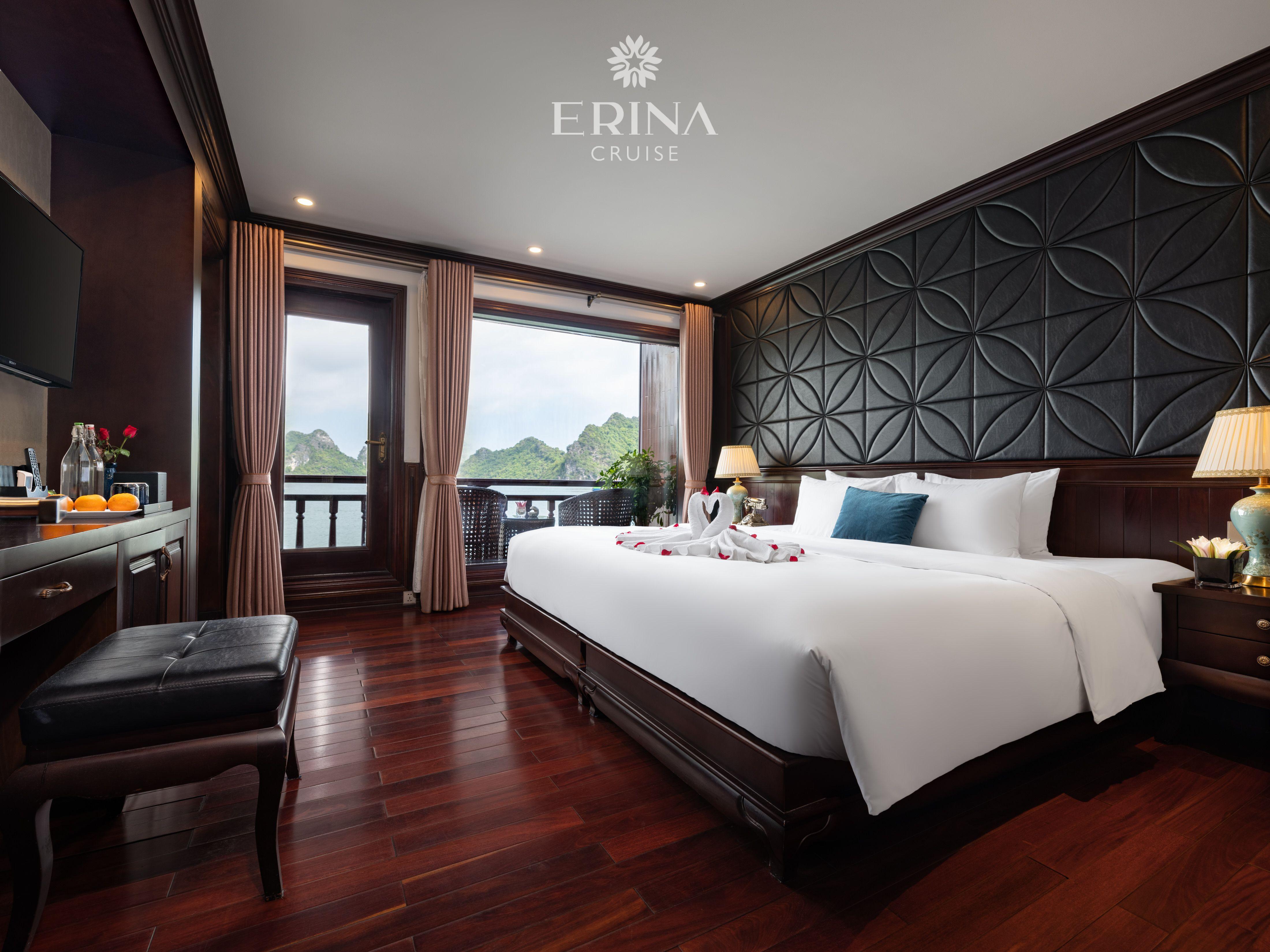 From Hanoi/Ha Long: Lan Ha Bay Erina 5-Star Cruise - Balcony Bathtub Cabin & Cooking Class