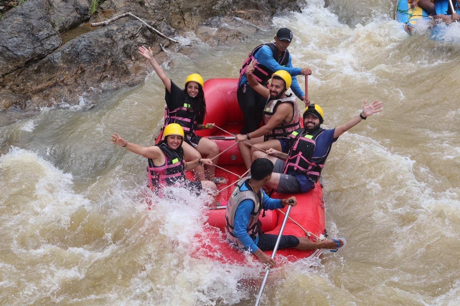 From Phuket: Phang Nga 5 km Rafting and ATV Jungle Adventure - Wat Suwan Khuha