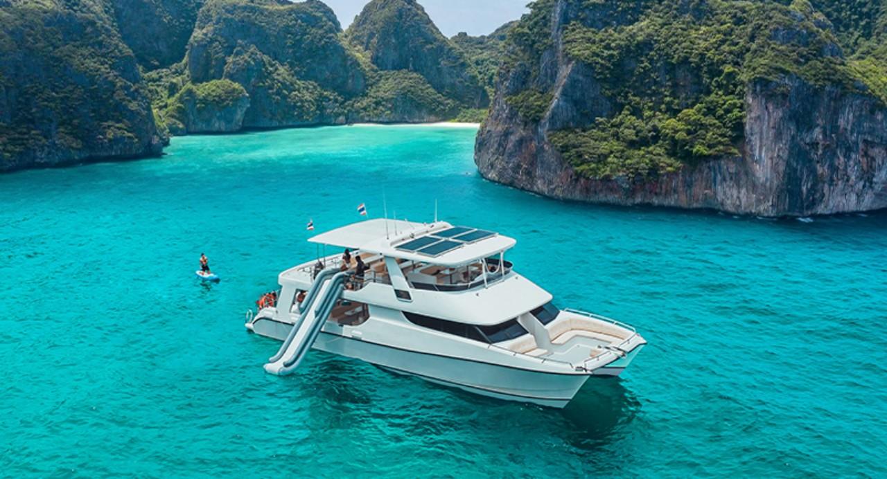 From Phuket: Phang Nga Bay James Bond Island Hong Island and Maiton Island Catamaran Sunset Tour
