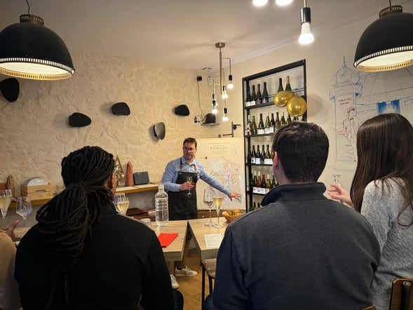 Paris 11th Arrondissement Wine Bar French Wine & Cheese Tasting - 5 Wines & 5 Cheeses (Max 8 People)