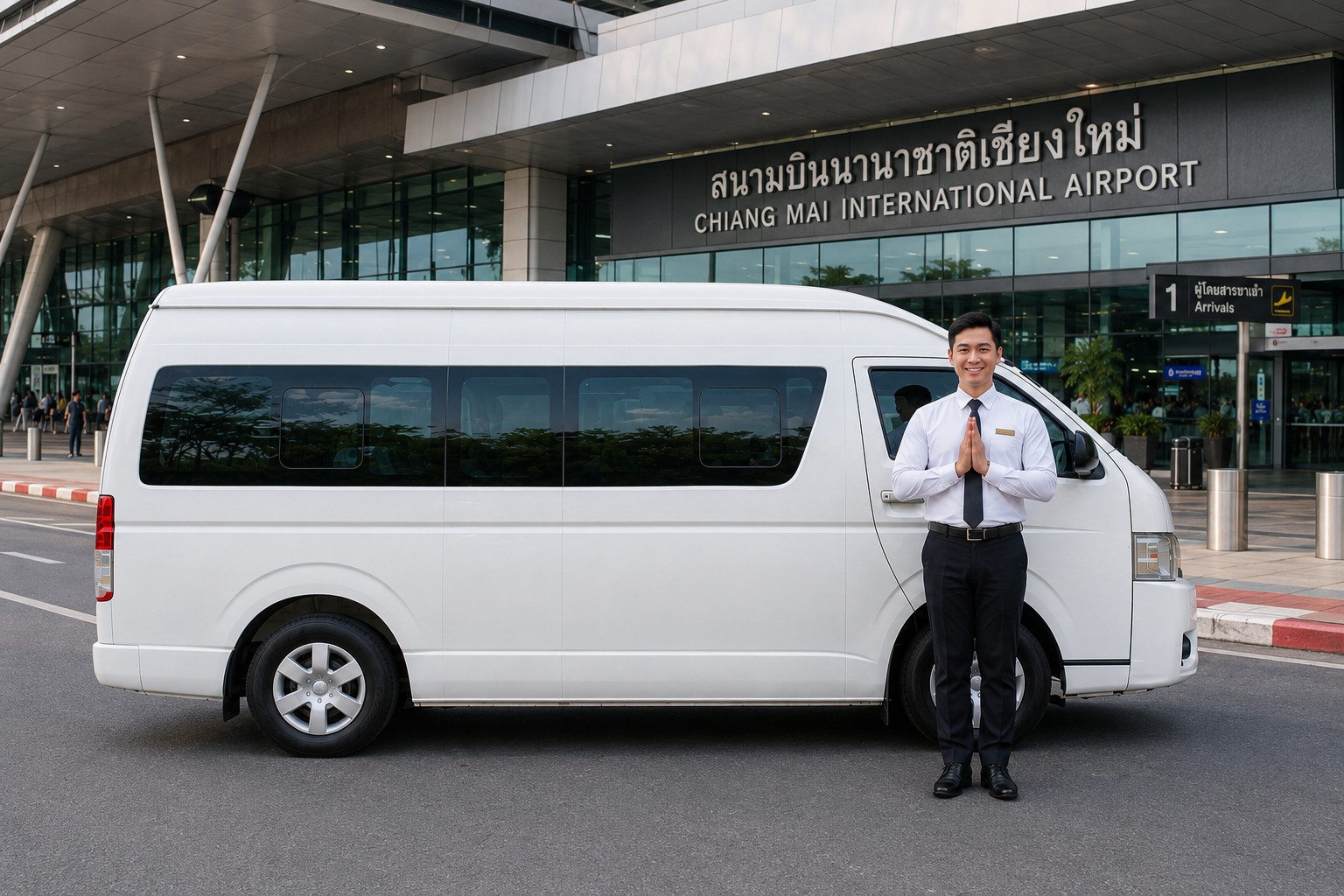Chiang Mai International Airport Private Transfer with Flight Tracking
