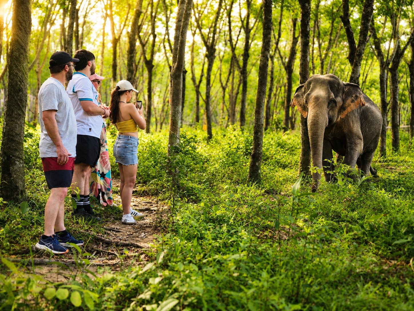 Khao Lak Elephant Sanctuary, Sai Rung Waterfall & Sea Turtle Center Half-Day Tour - Lunch Included