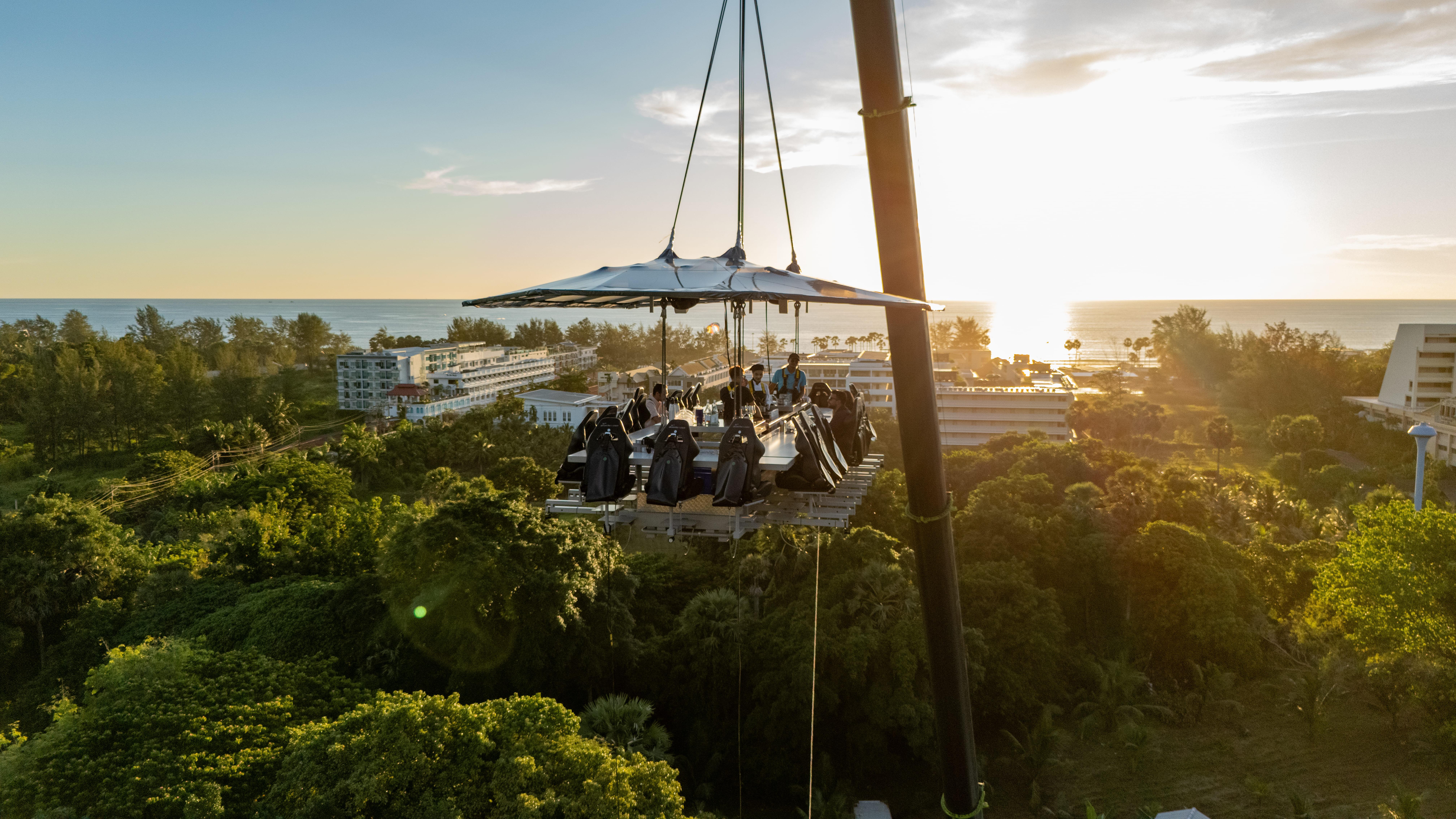 Phuket Dinner in the Sky 3-Course Dinner Experience - 50m Above Ground with Andaman Sea Views