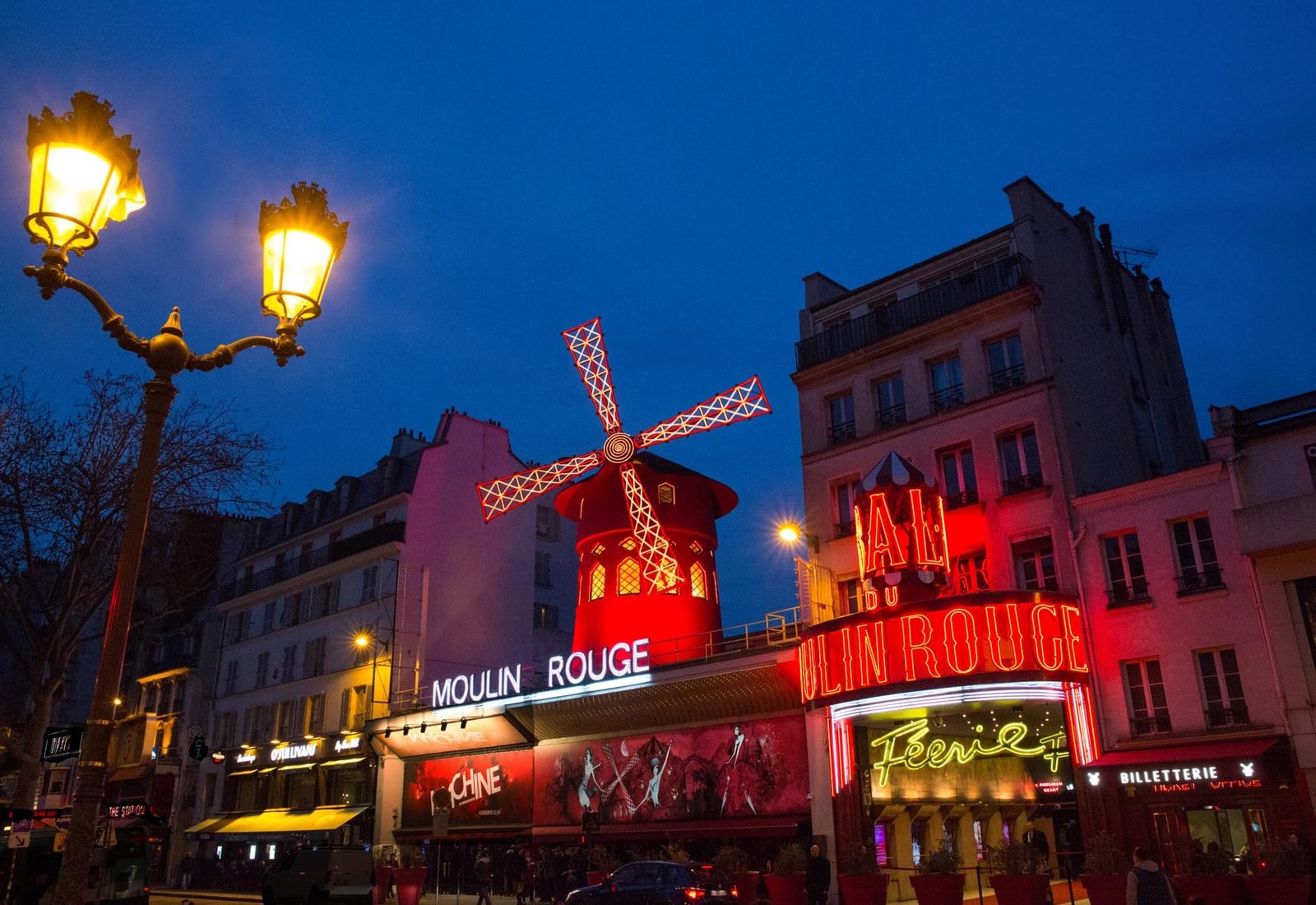 Paris: Moulin Rouge Show Ticket with Half Bottle of Champagne & Drop-off